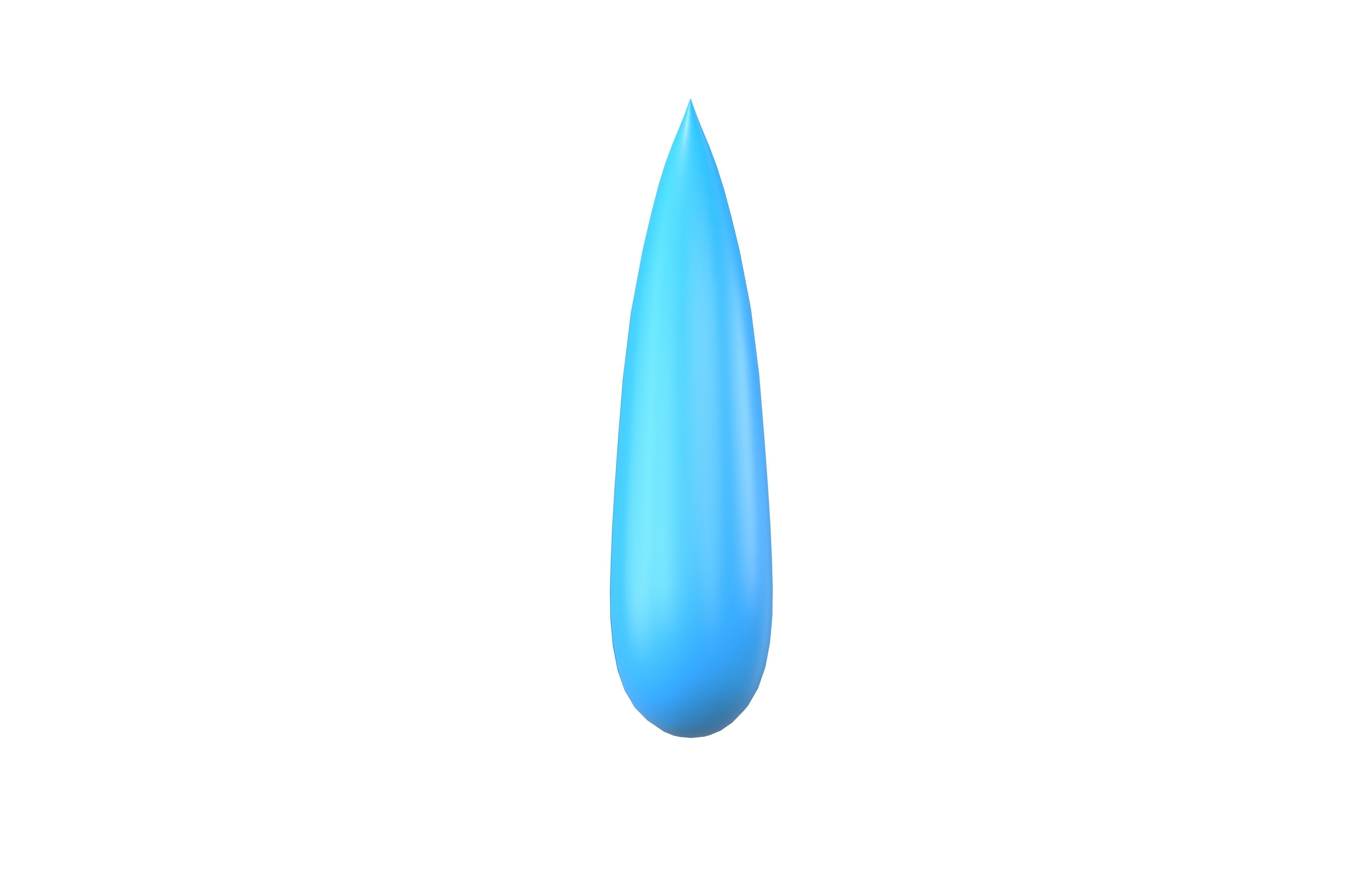 Water Drops v2 003 Low-poly 3D model_3