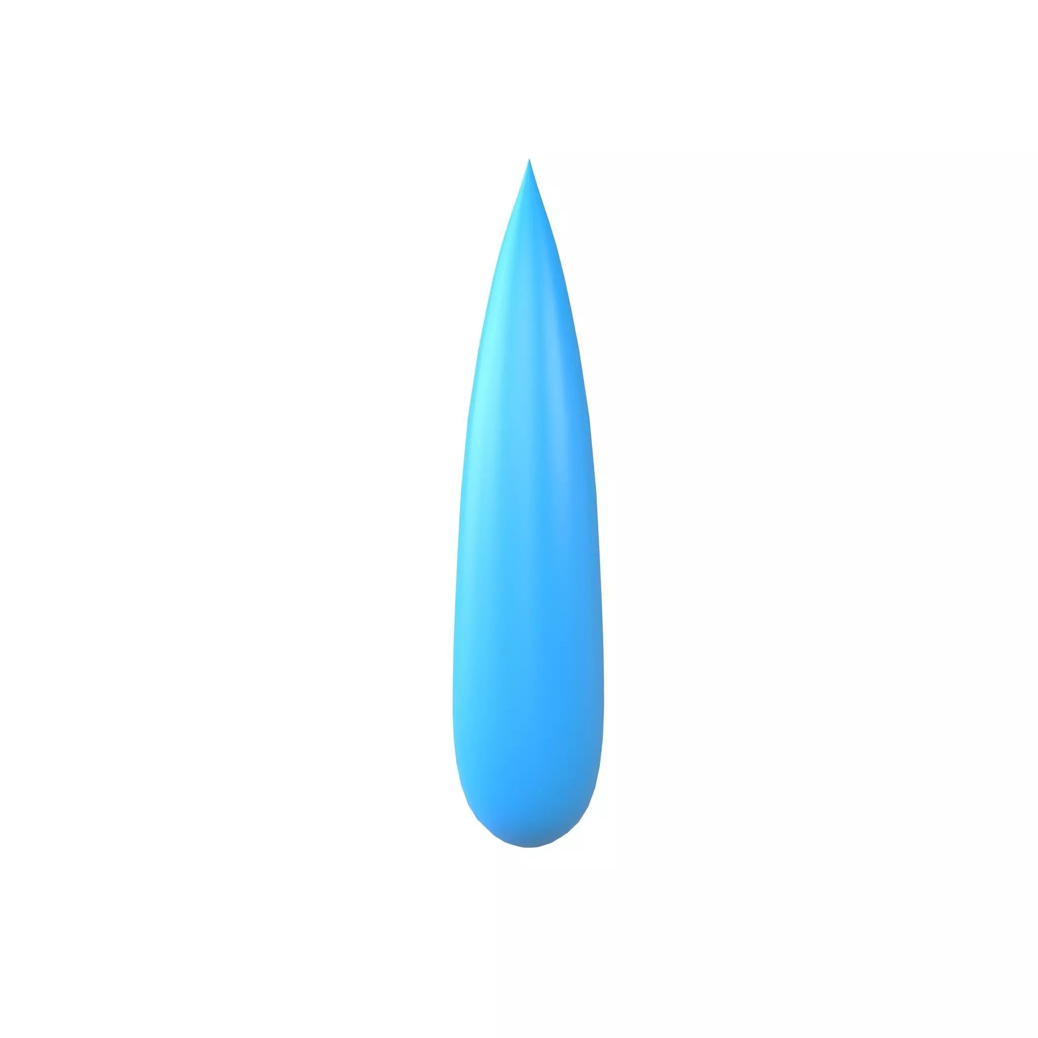 Water Drops v2 003 Low-poly 3D model_0