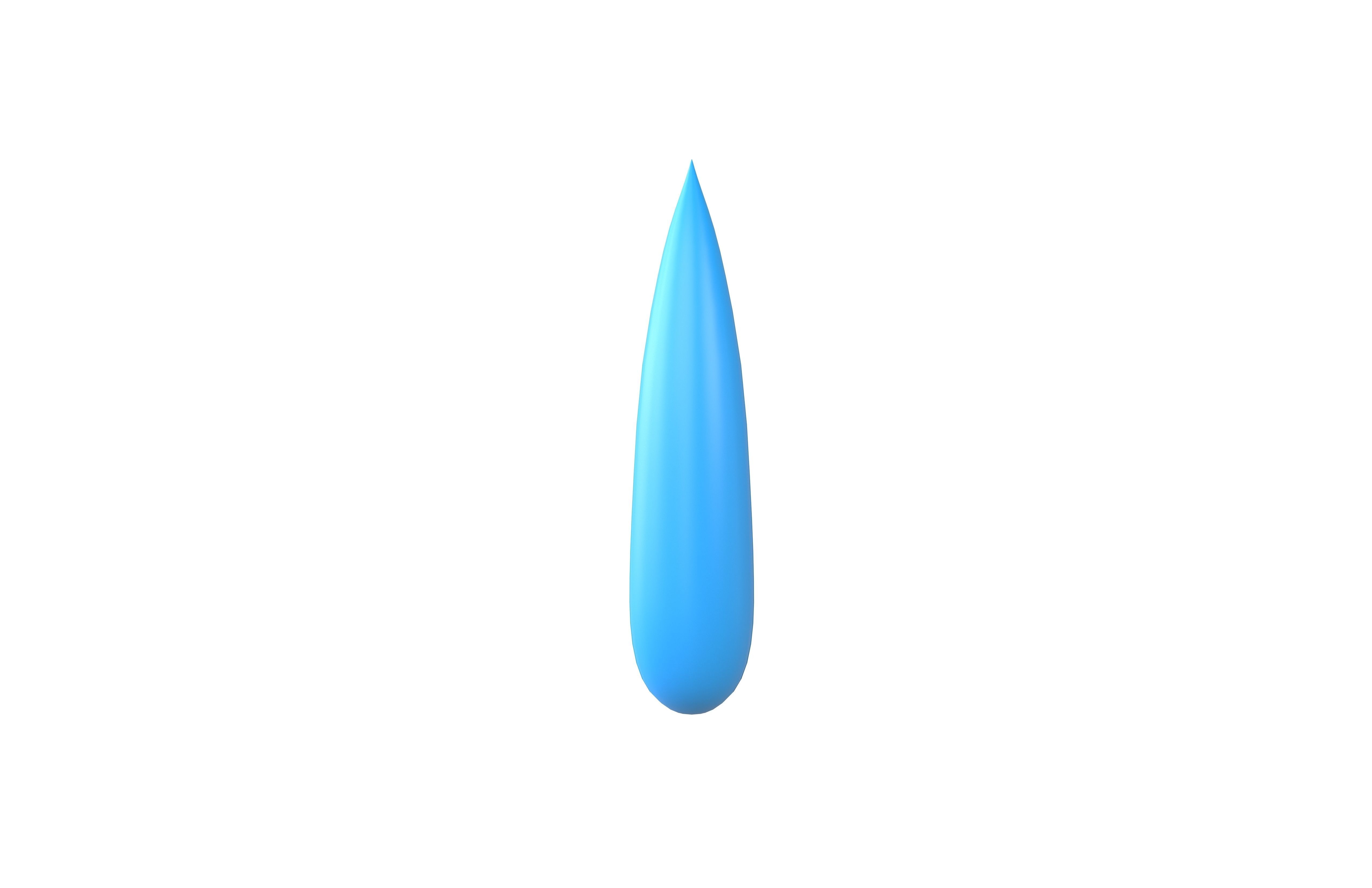 Water Drops v2 003 Low-poly 3D model_1