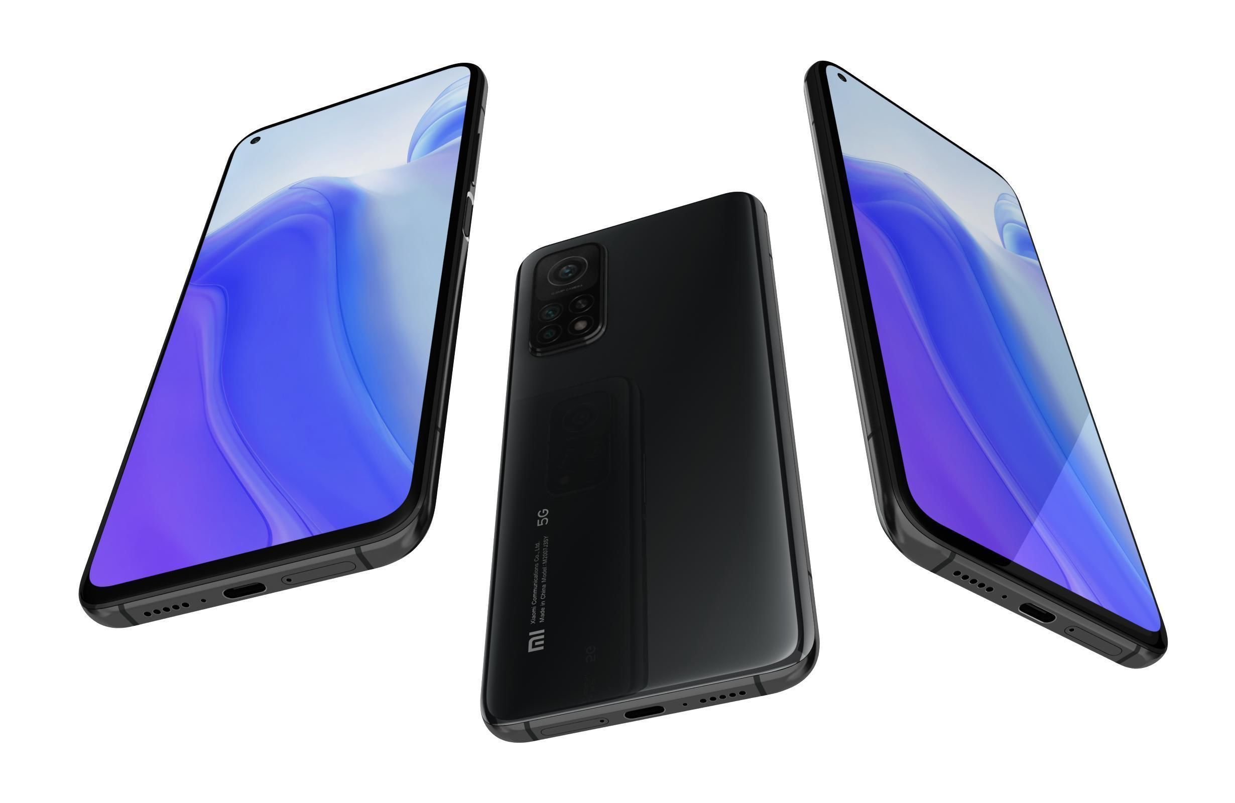 Xiaomi Mi 10T Cosmic Black 3D model_2