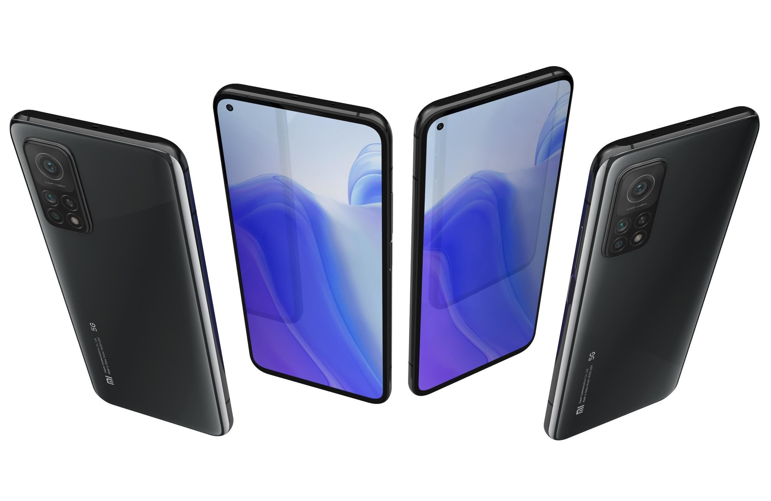 Xiaomi Mi 10T Cosmic Black 3D model_4