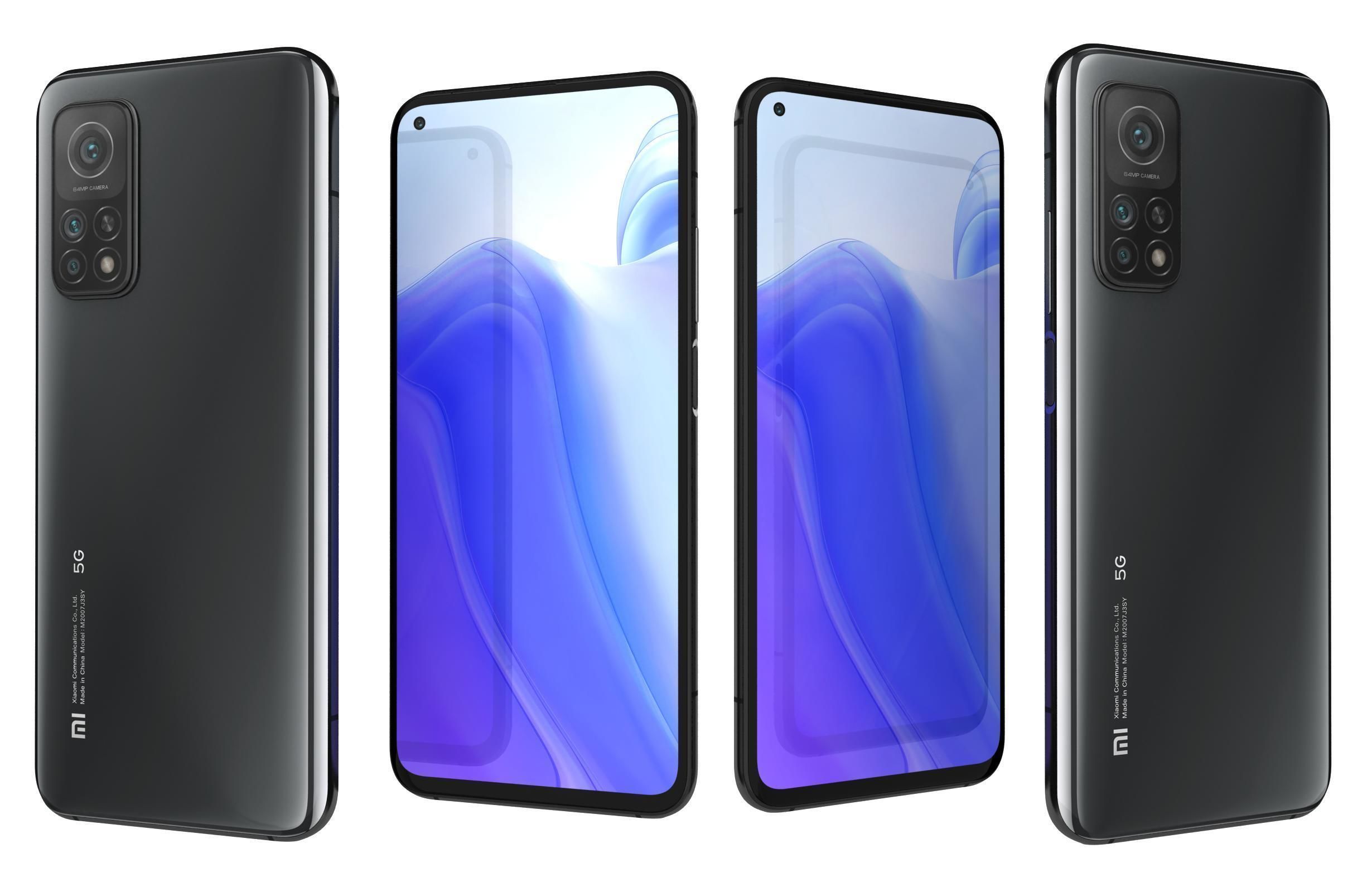 Xiaomi Mi 10T Cosmic Black 3D model_3