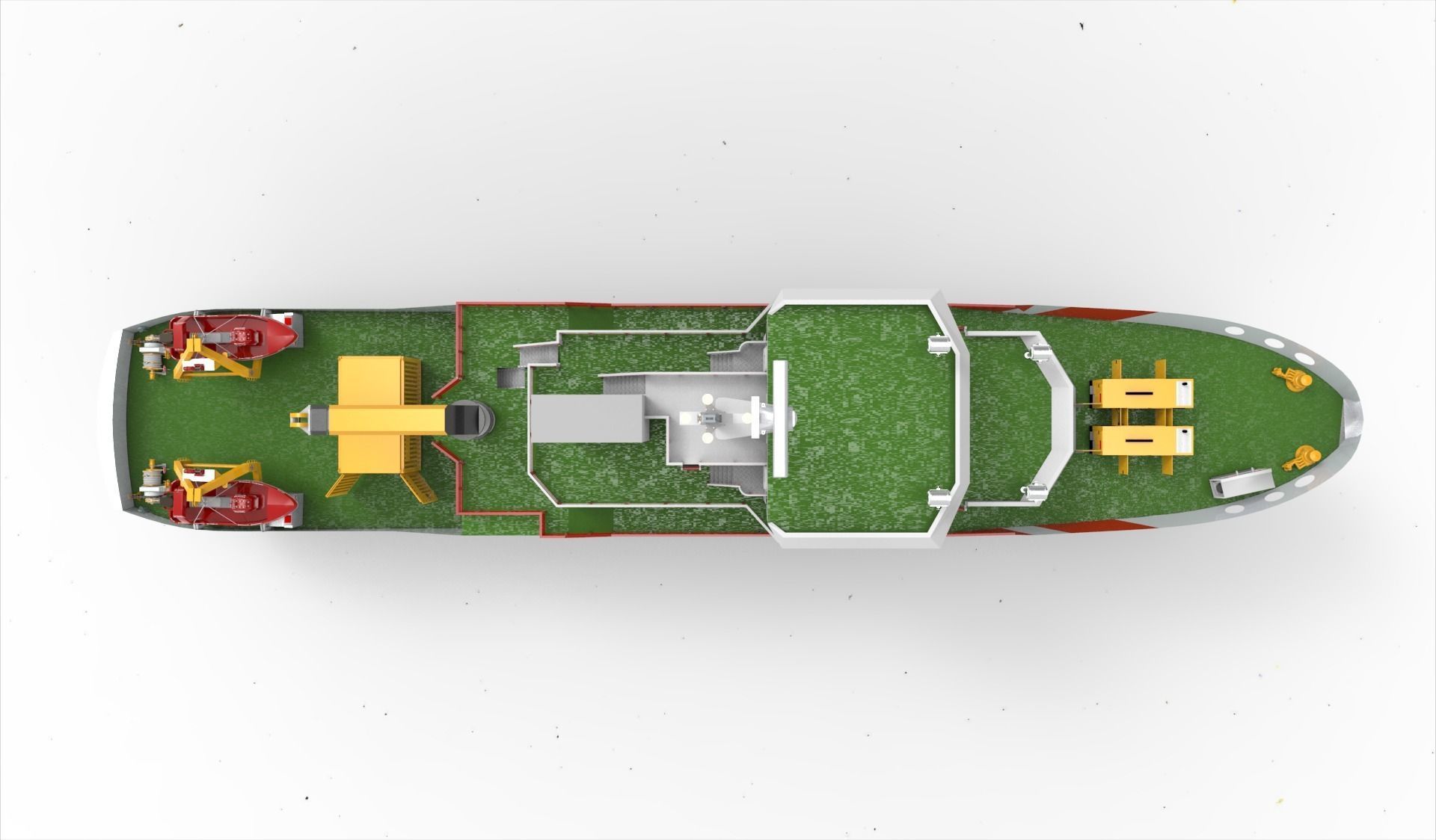 Rescue Tugboat 3D model_6