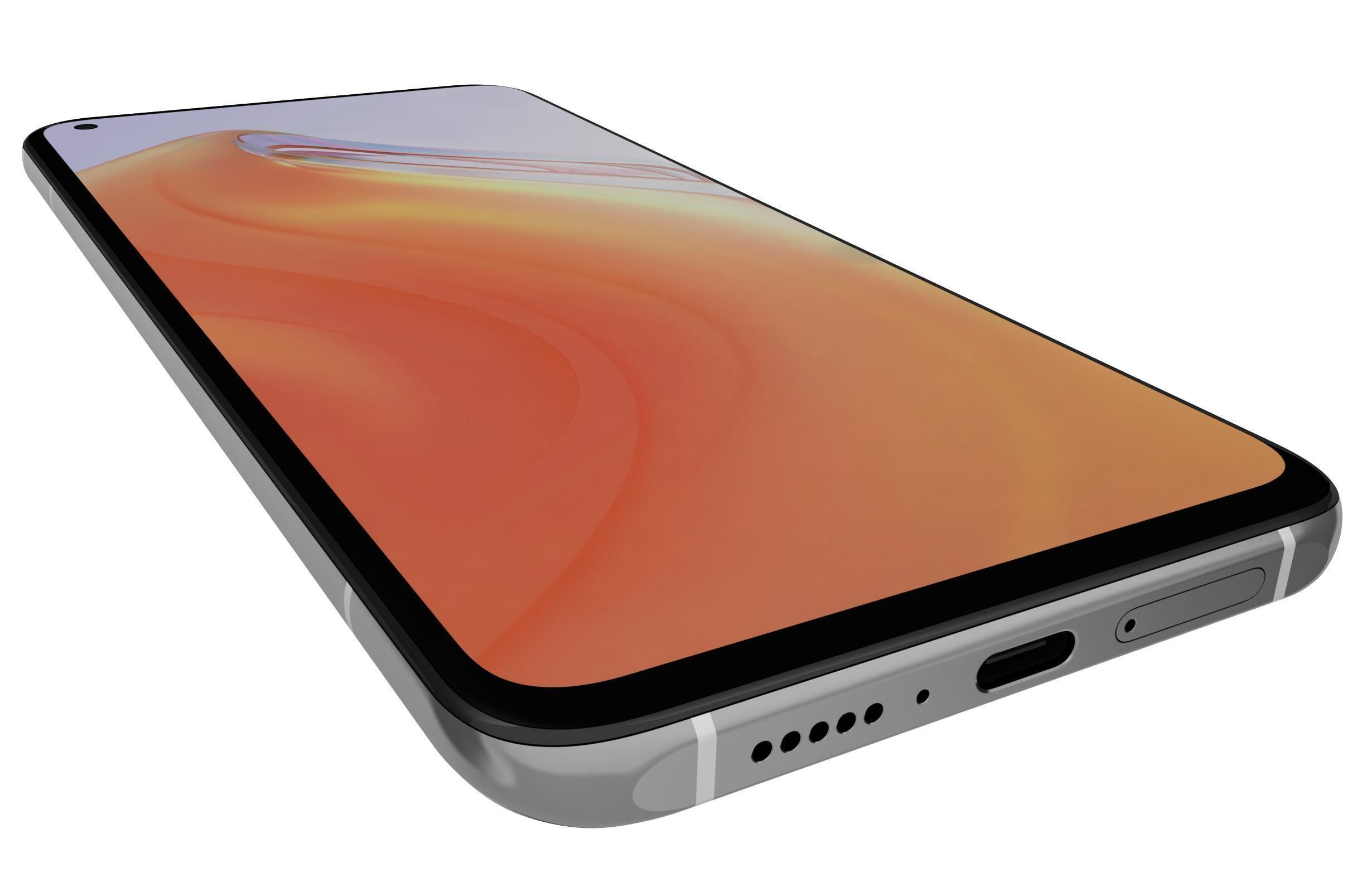 Xiaomi Mi 10T Lunar Silver 3D model_12