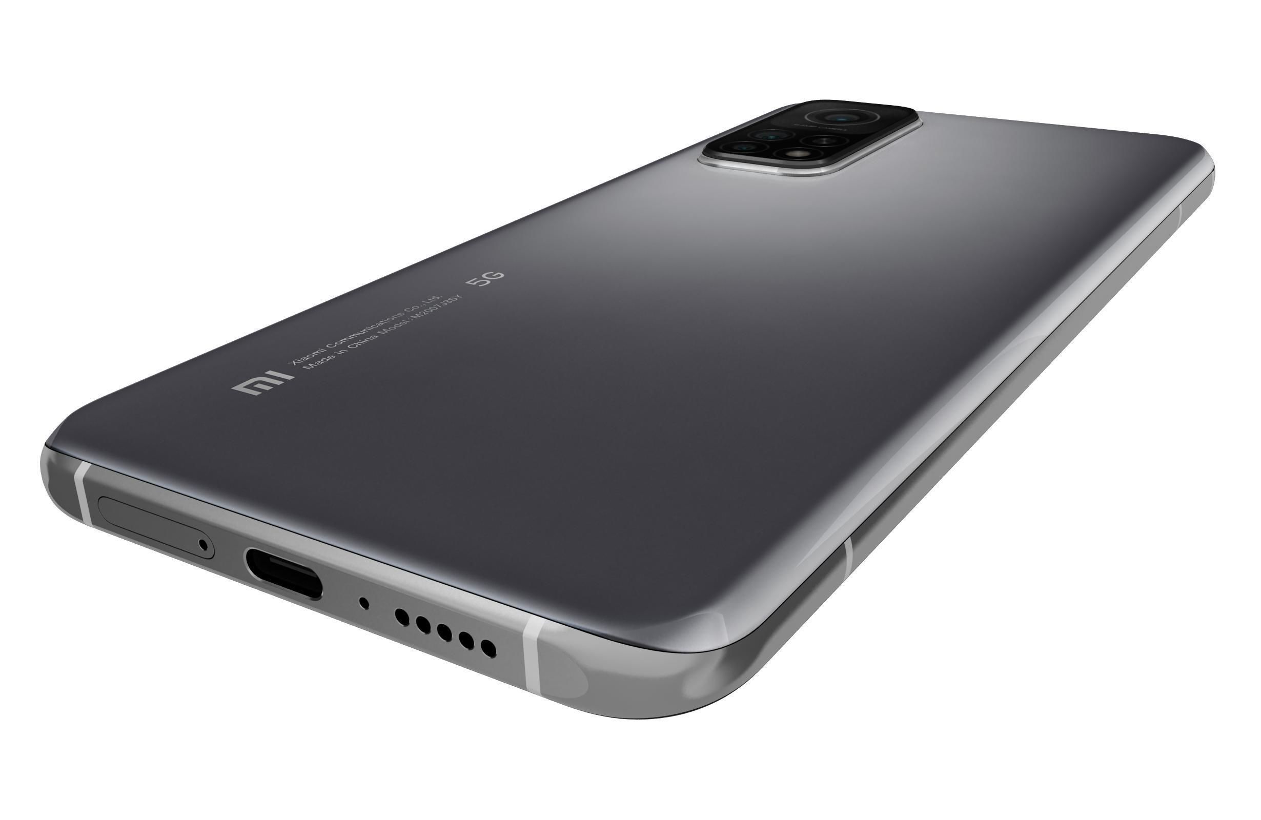 Xiaomi Mi 10T Lunar Silver 3D model_14