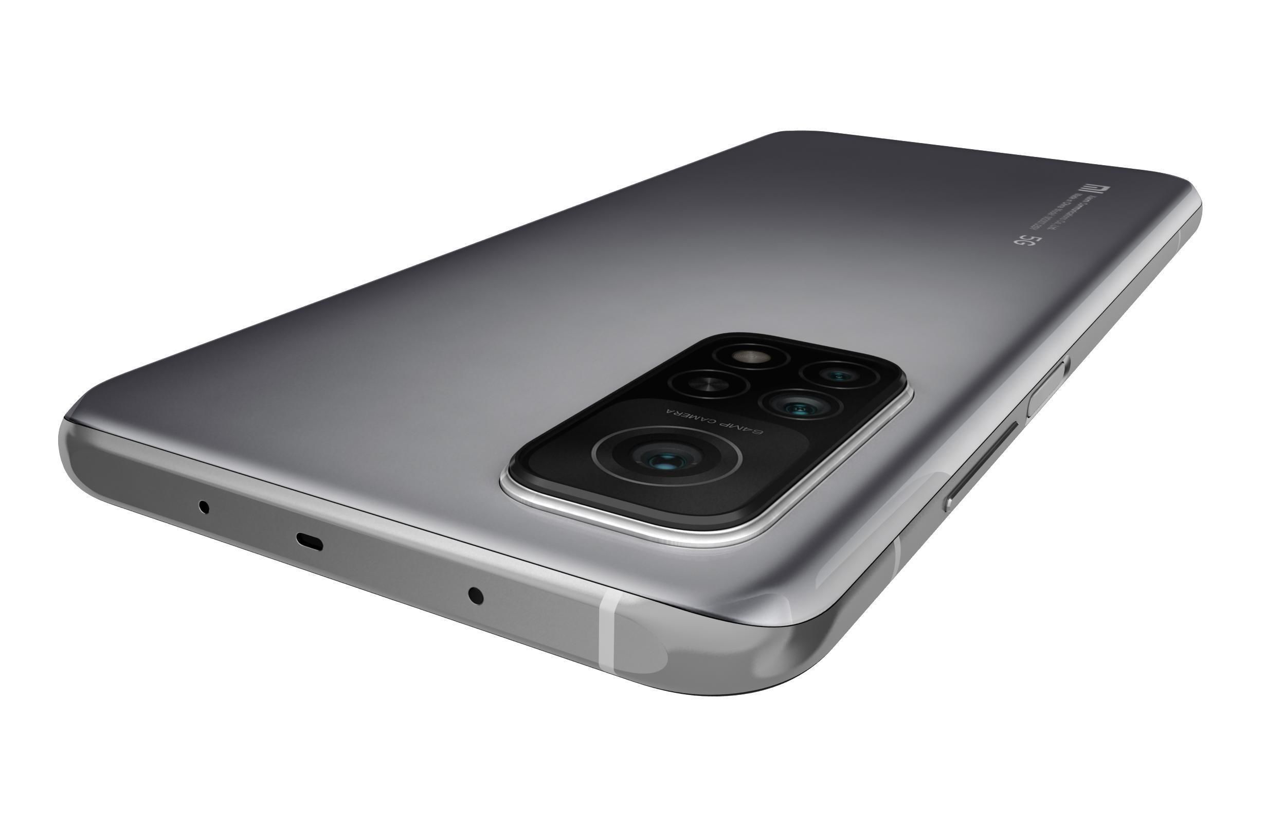 Xiaomi Mi 10T Cosmic Black And Lunar Silver 3D model_14