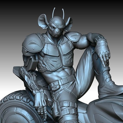 MODO BIKER 3D print model