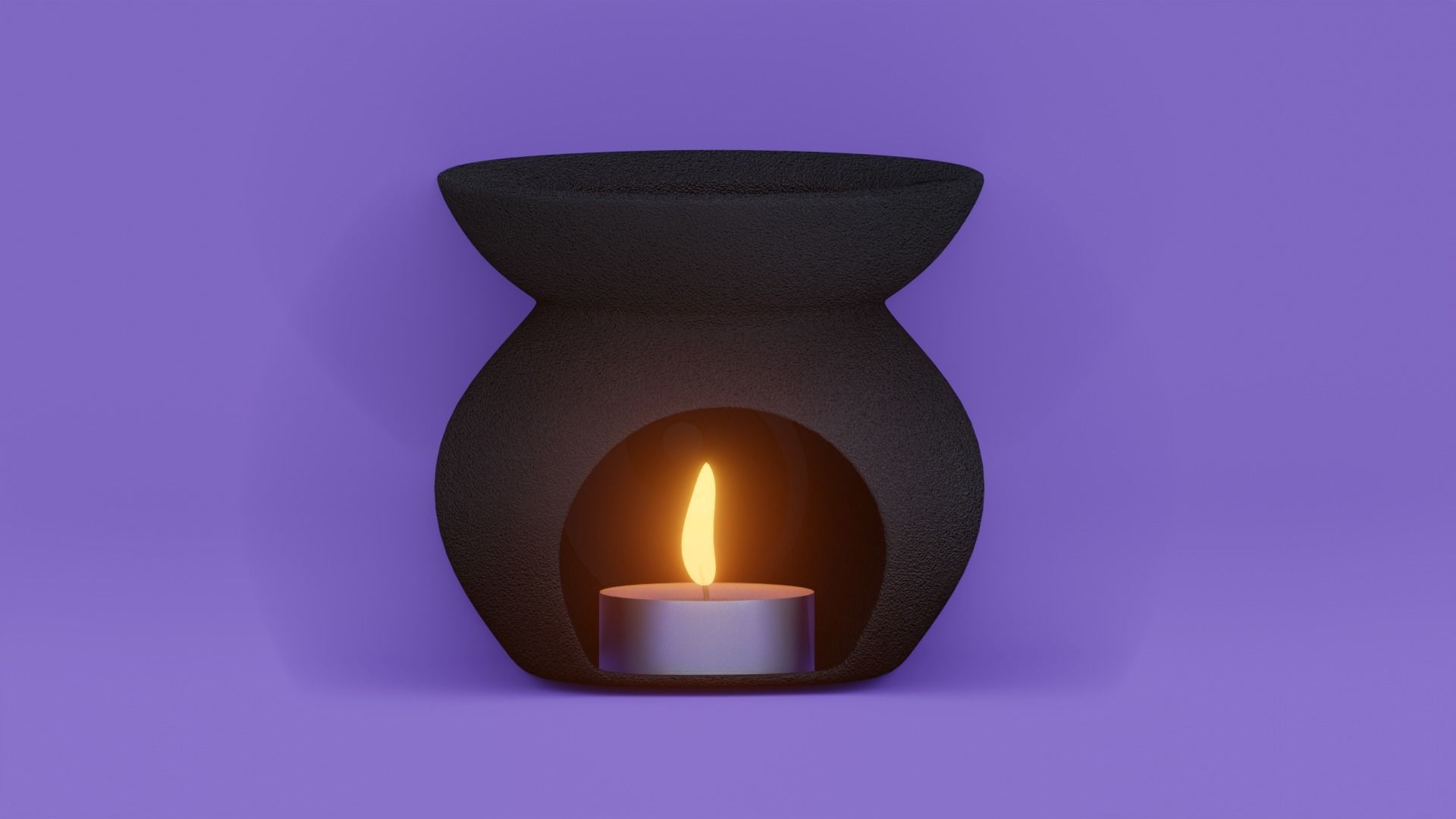 Aroma lamp  Yin Yang 3D model_3