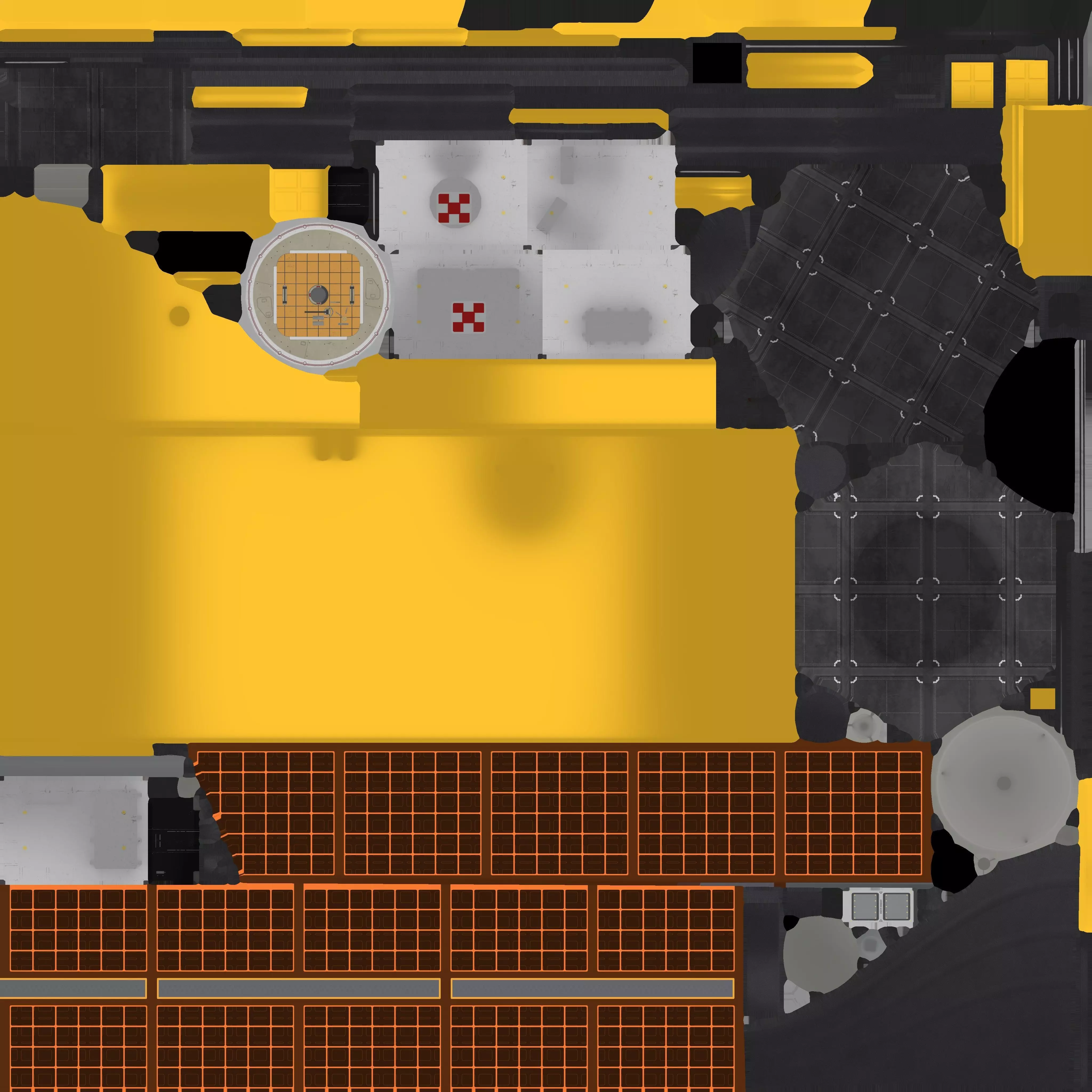 Space Telescope Low-poly 3D model_13