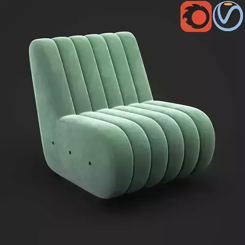 Sophia Velvet sofa Tenarchstudio  Render Ready Vray Corona  3D model