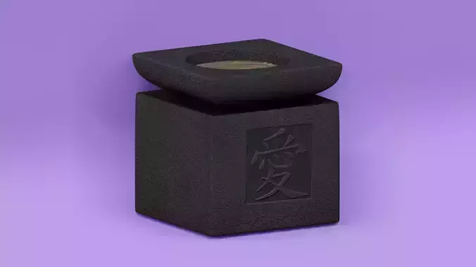 Aroma lamp Love with  hieroglyph 