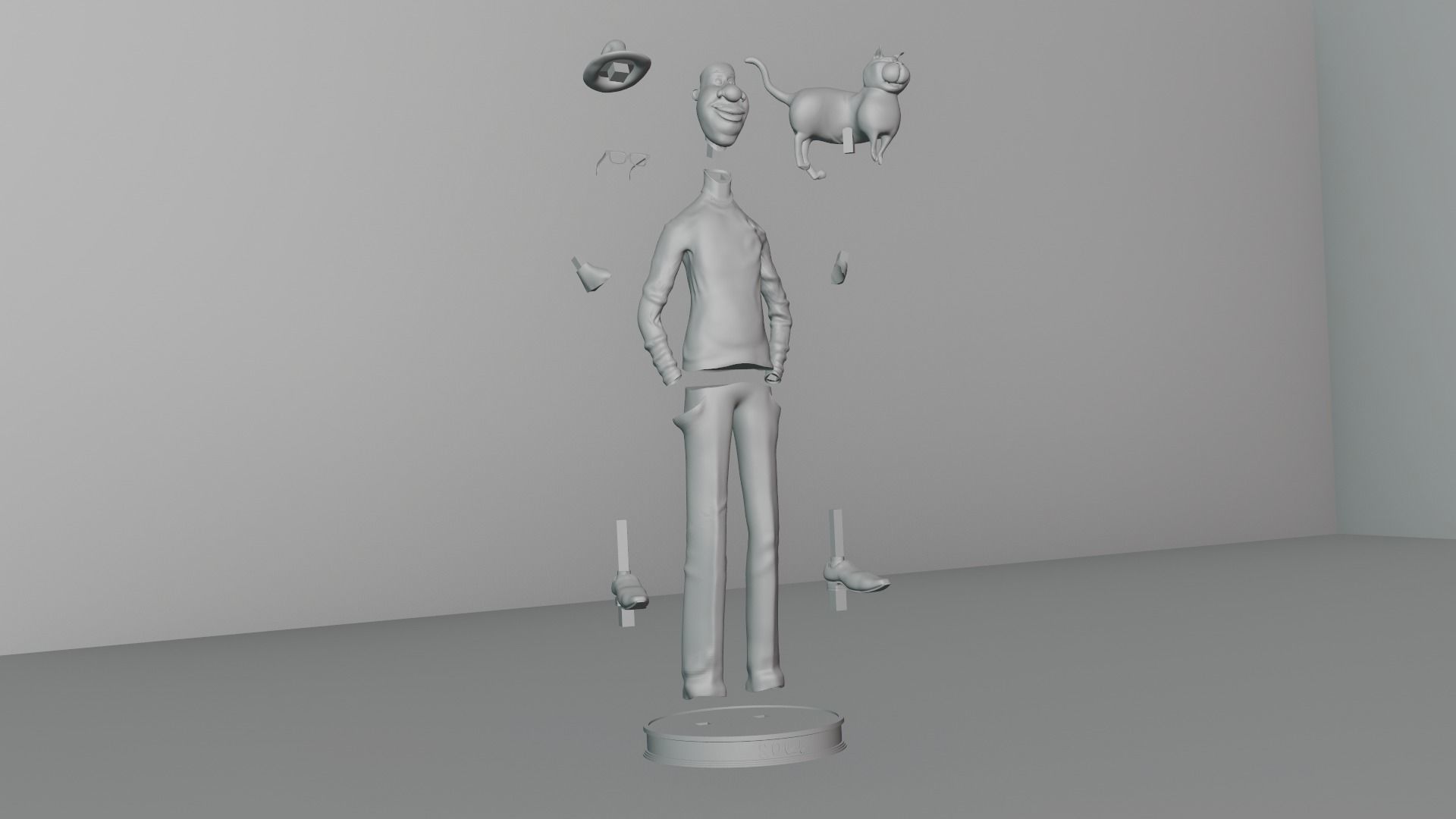 joe gradner 3D print model from soul pixar animation  3D print model_11