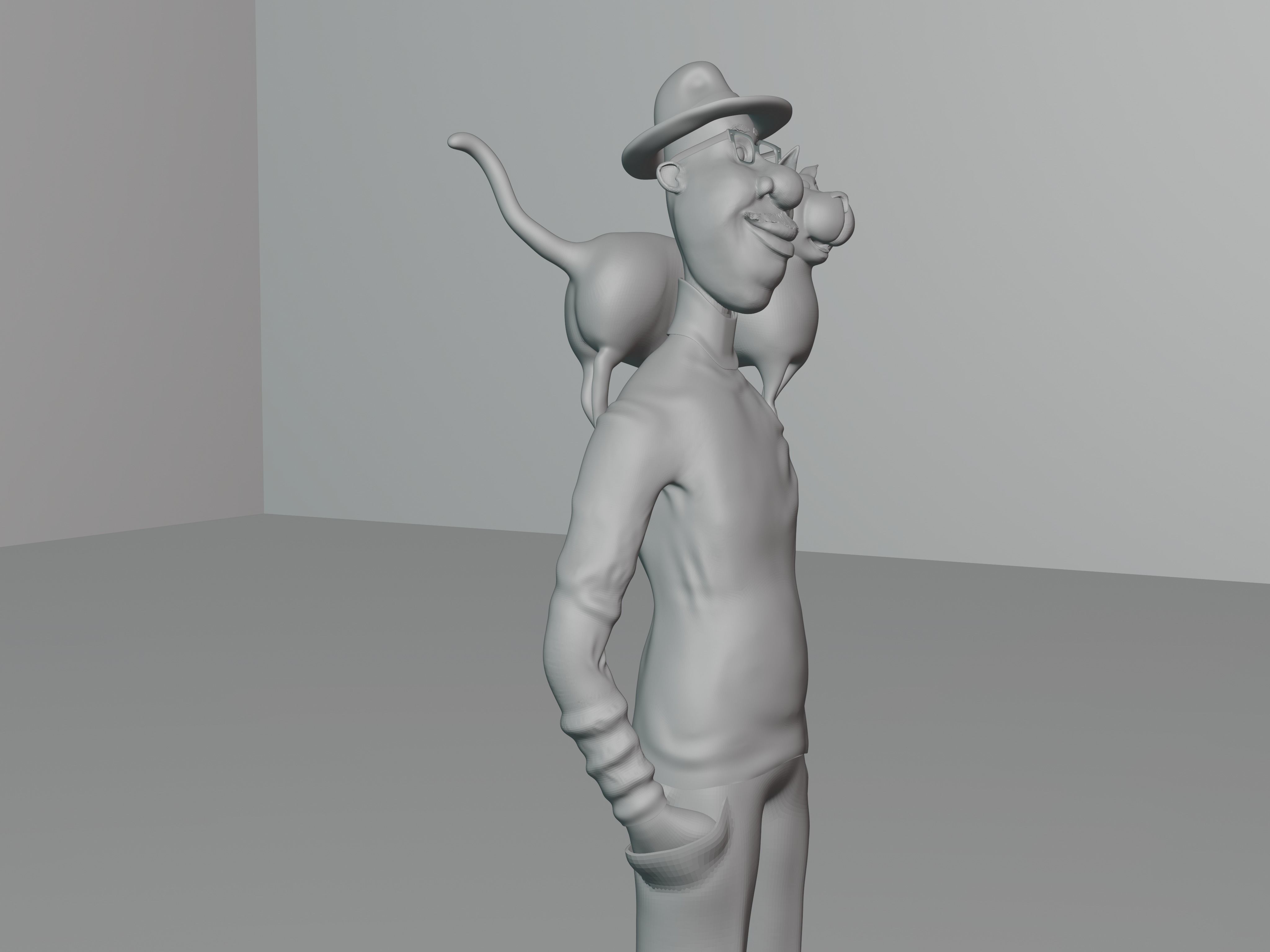 joe gradner 3D print model from soul pixar animation  3D print model_1