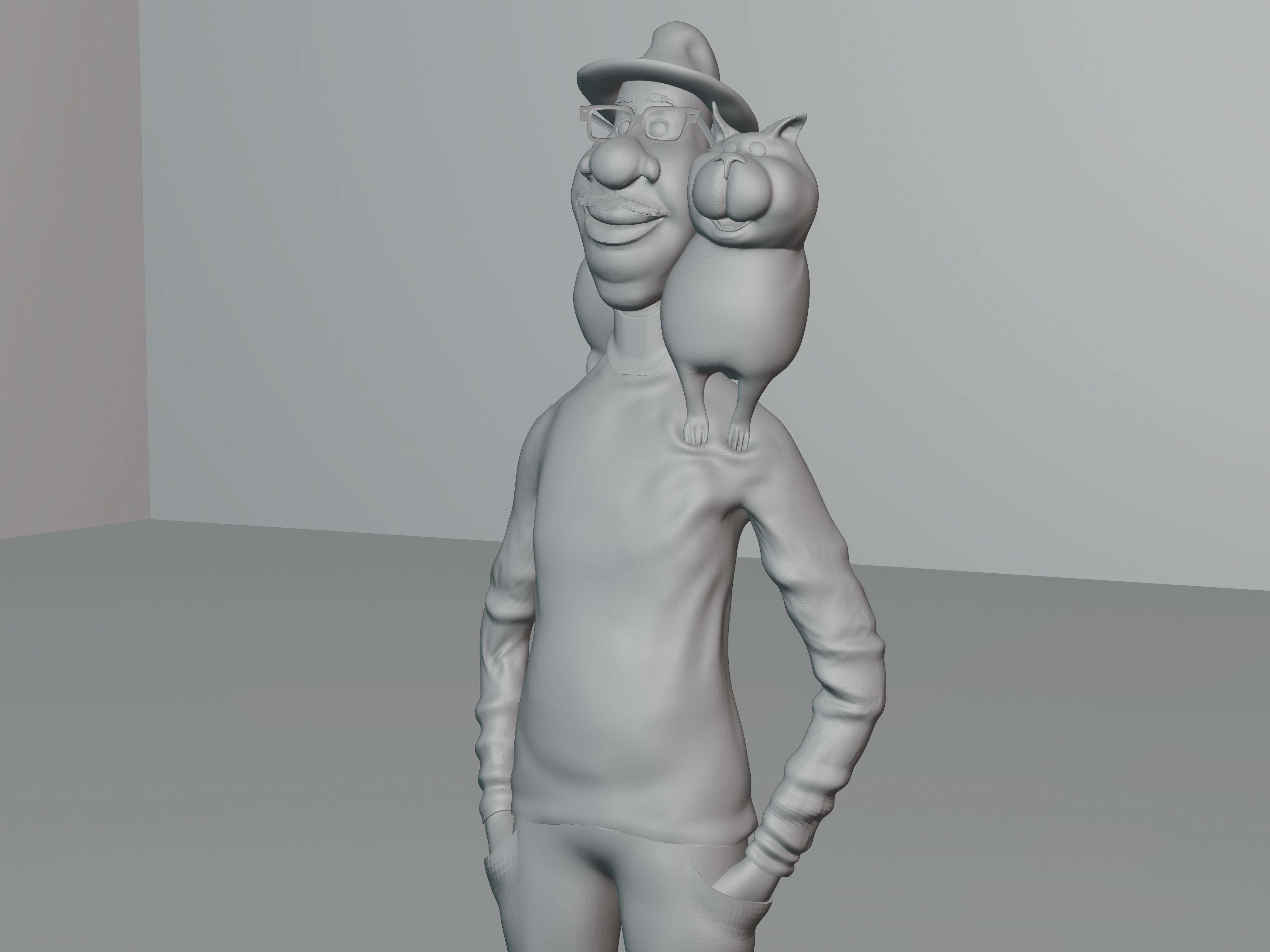 joe gradner 3D print model from soul pixar animation  3D print model_4