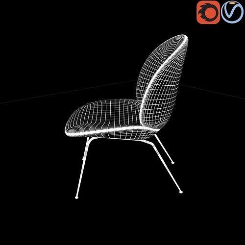 Gubi beetle lounge chair Tenarchstudio  render ready vray  3D model 5