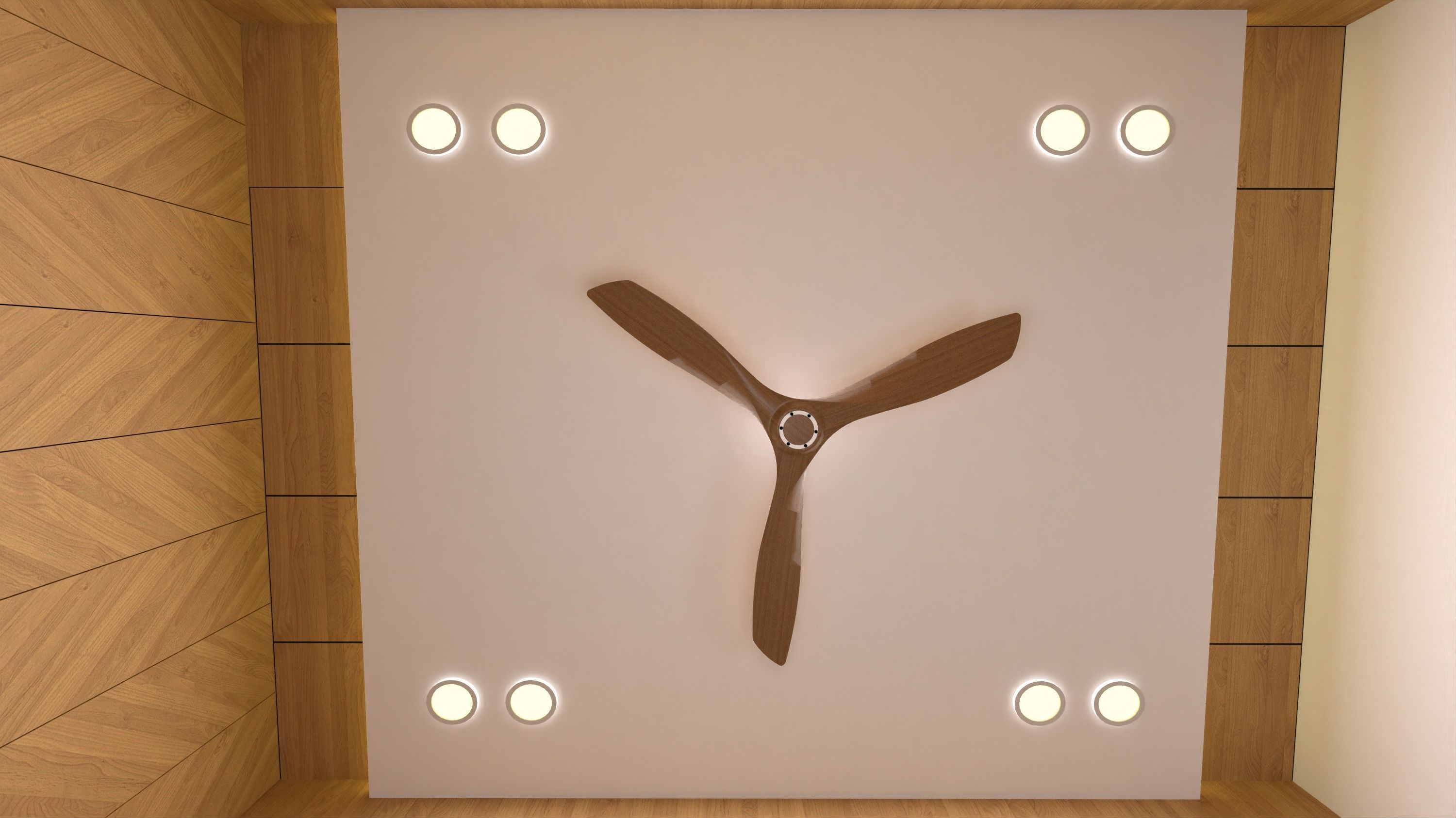 Office interior design  3D model_7