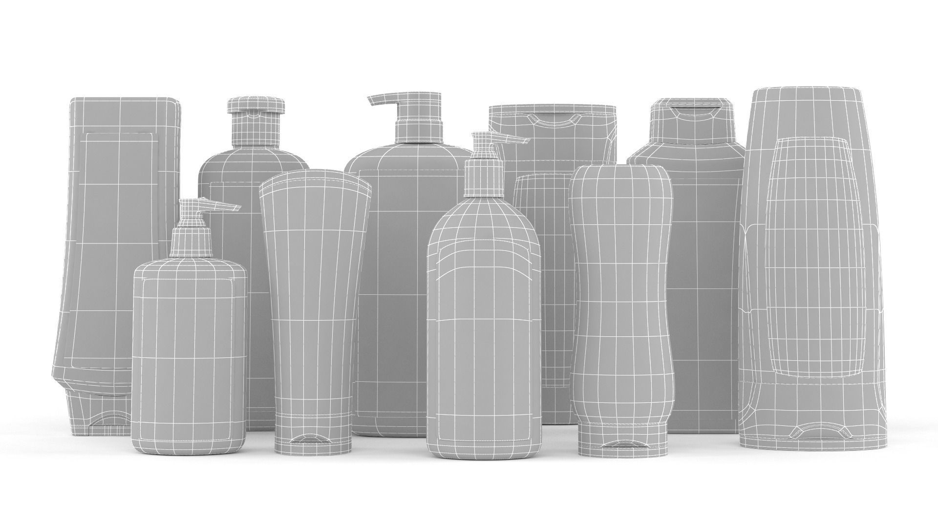 Plastic Bottles 3D model_21