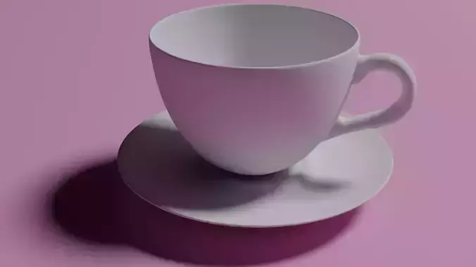 Marbal Tea Cup 3D model