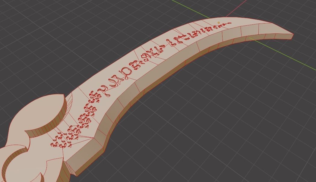 Time dagger Prince of Persia Low-poly 3D model_5