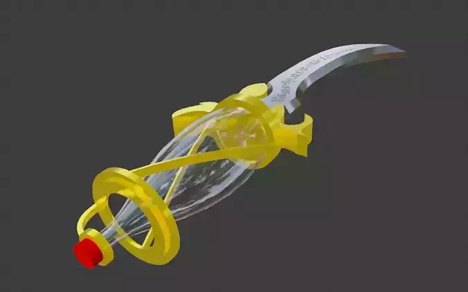 Time dagger Prince of Persia Low-poly 3D model