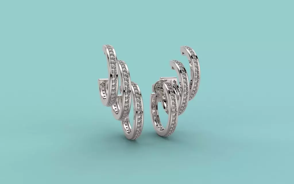 EAR CUFF 405 JEWELRY 3D print model