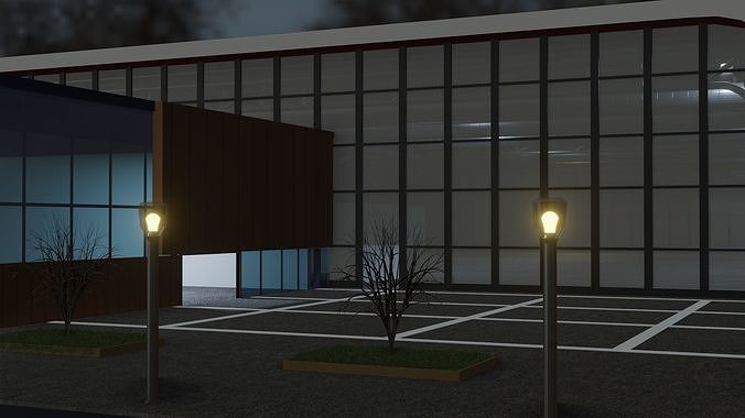 MANUFACTURING PLANT Free 3D model