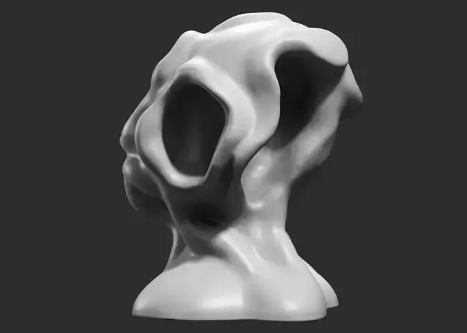Modern Abstract Decorative sculpture 3d print model 54