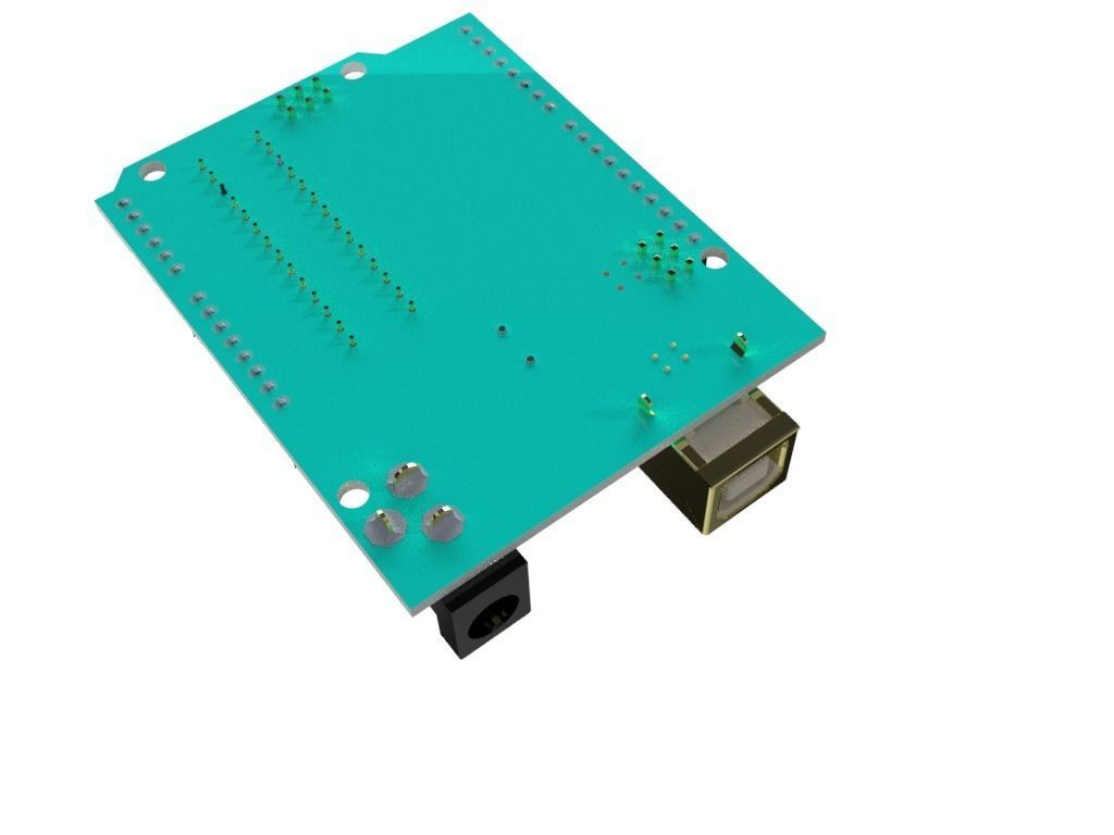 Arduino Uno 3D print model_2
