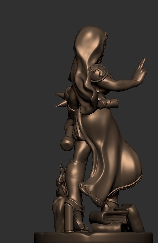 Nessili Battle sister of Srelig 3D print model_5