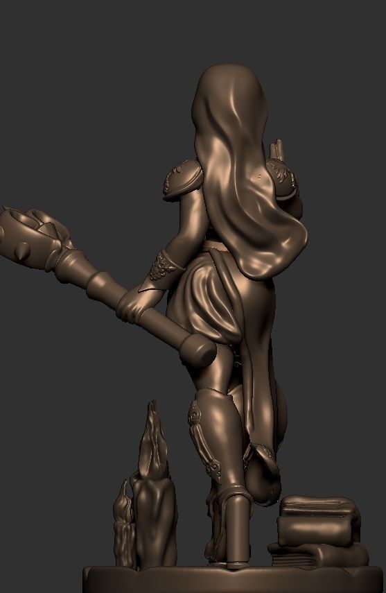 Nessili Battle sister of Srelig 3D print model_4