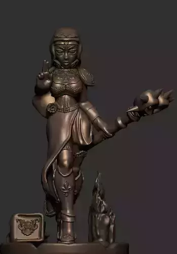 Nessili Battle sister of Srelig 3D print model