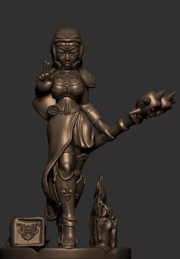 Nessili Battle sister of Srelig 3D print model_0