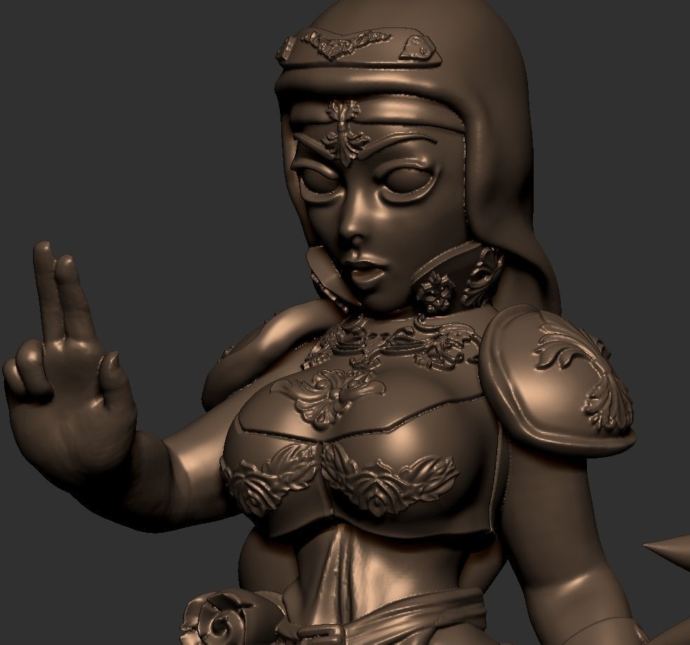 Nessili Battle sister of Srelig 3D print model_7