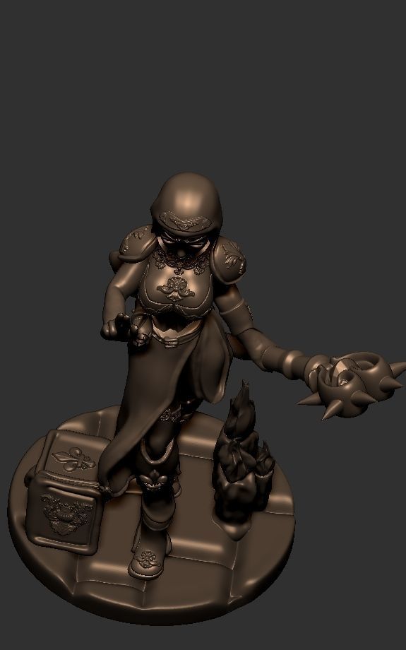 Nessili Battle sister of Srelig 3D print model_1