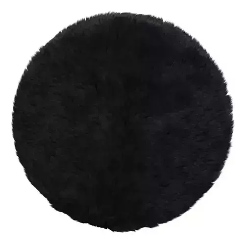 Luxurious black Wiesner rug