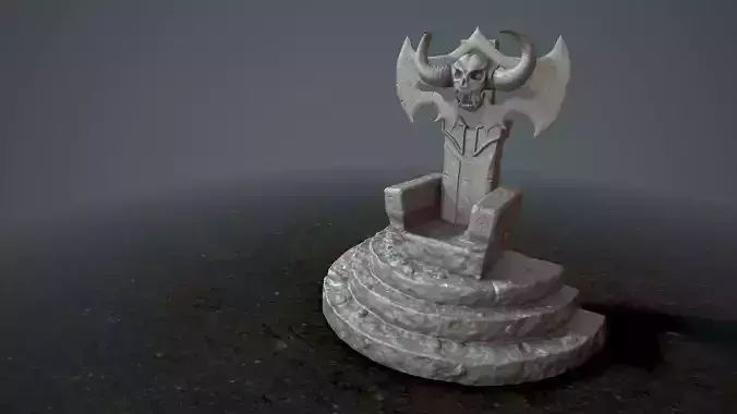 printable throne 3D print model