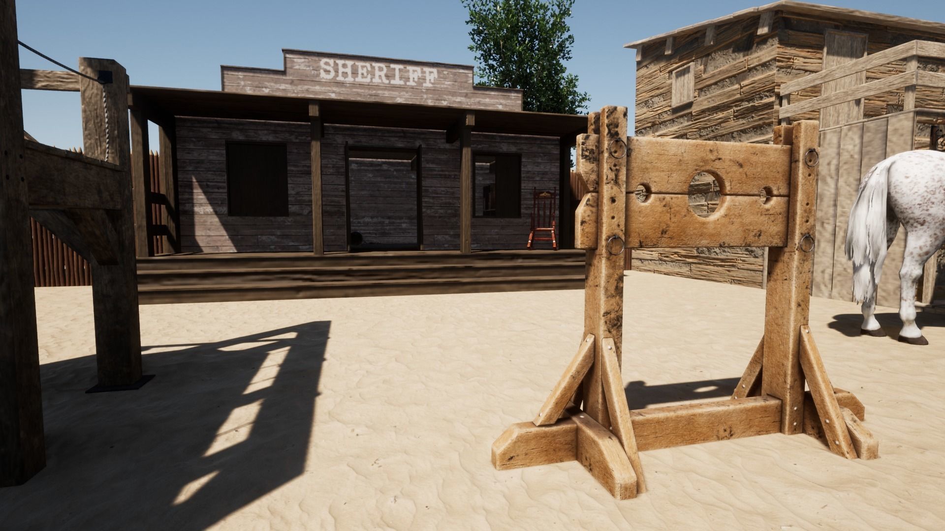 Klondike - Far West Village Low-poly 3D model_6