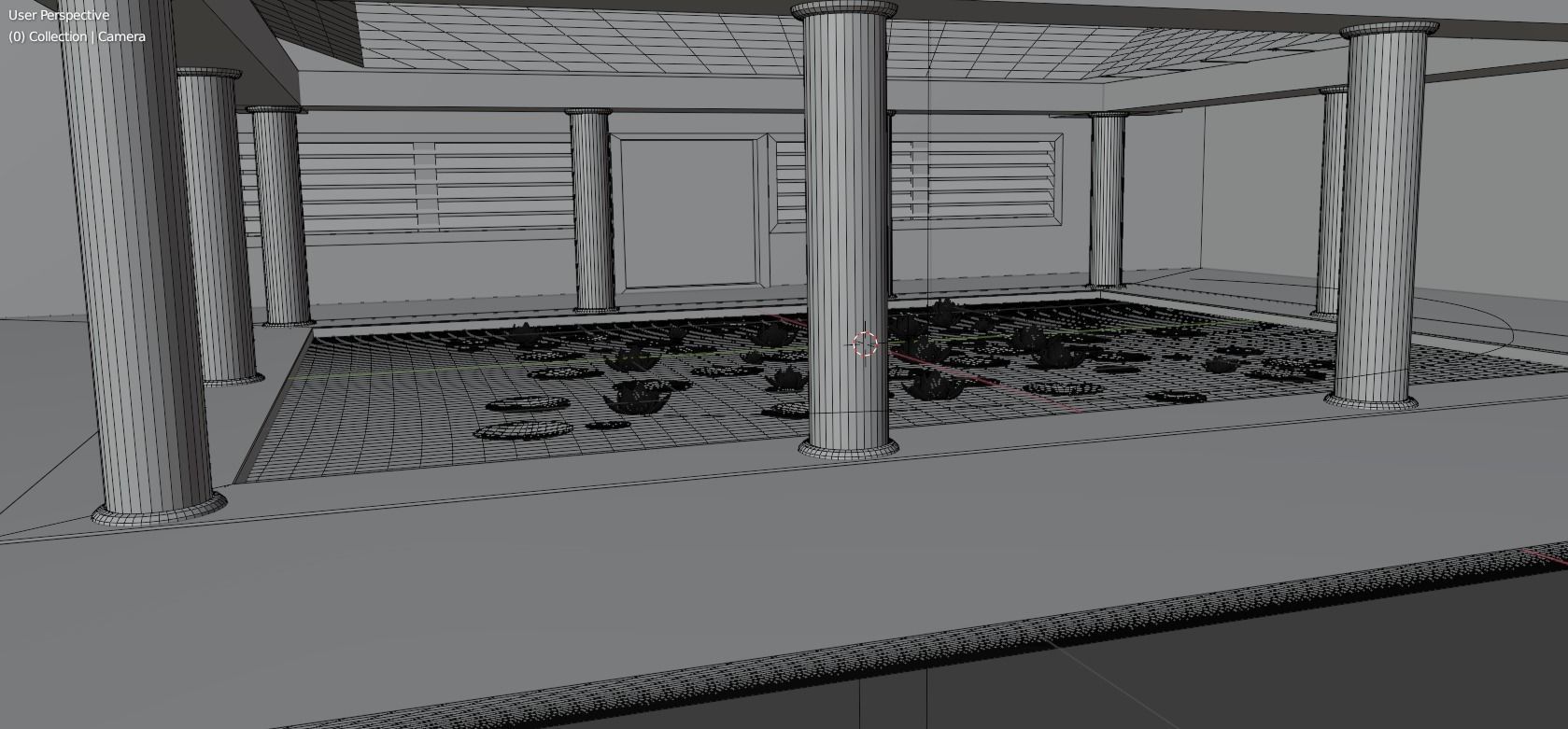 Kerala Traditional House Interior 3D model_11