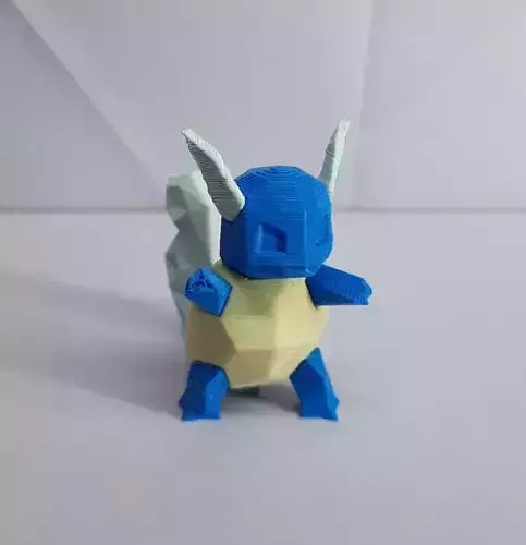 Wartotle Low Poly Pokemon