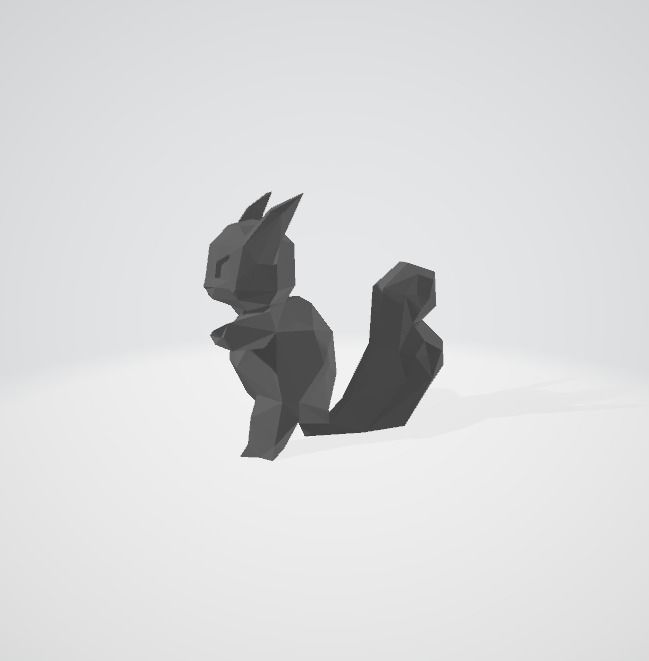 Wartotle Low Poly Pokemon 3D print model_4