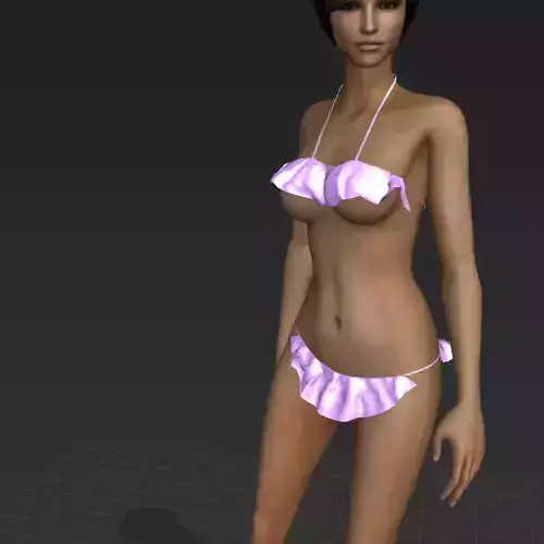 Swimsuit woman in bikini