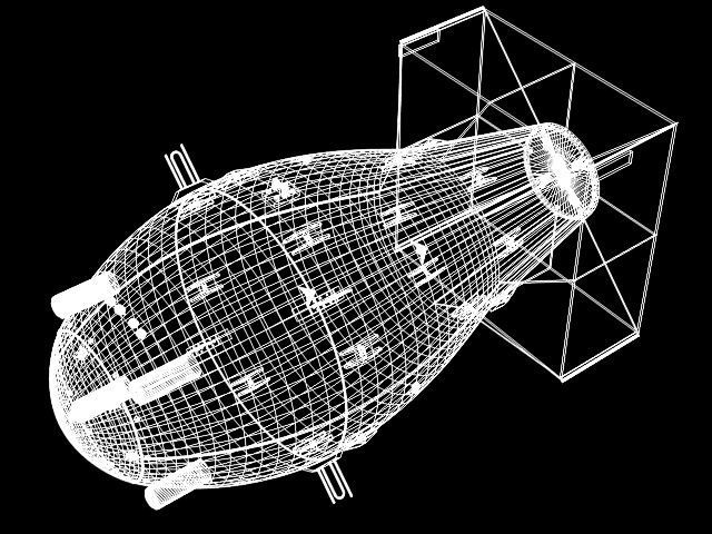 fat man atomic bomb 3D model_8