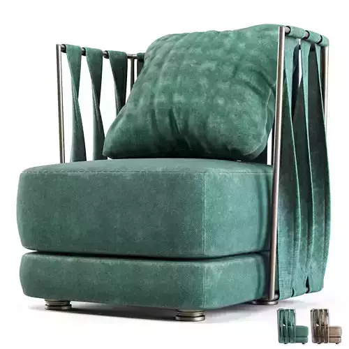 Armchair green Armchair brown
