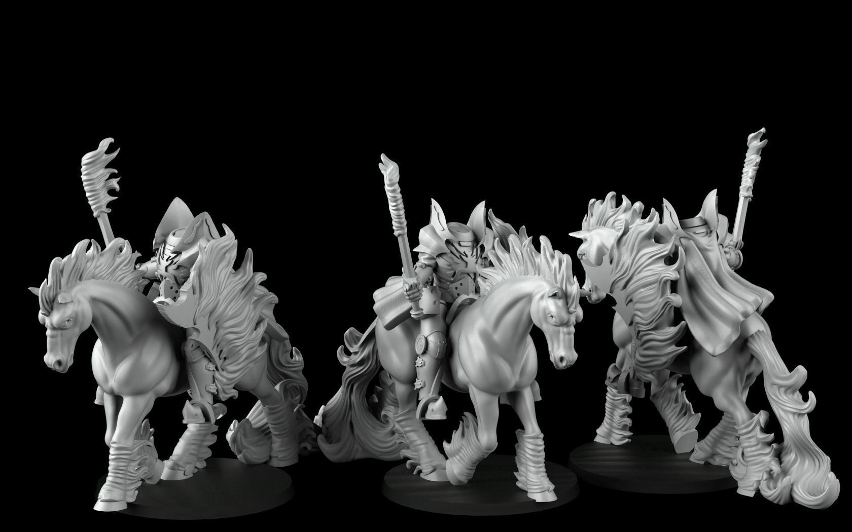 Nightmare Riders 3D print model_1