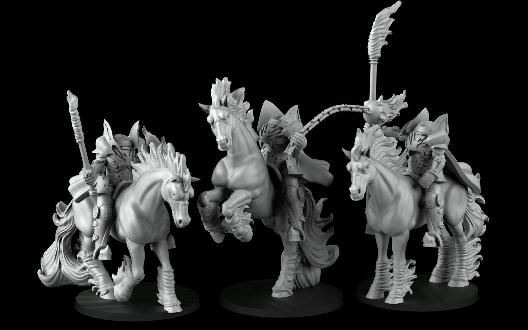 Nightmare Riders 3D print model_3