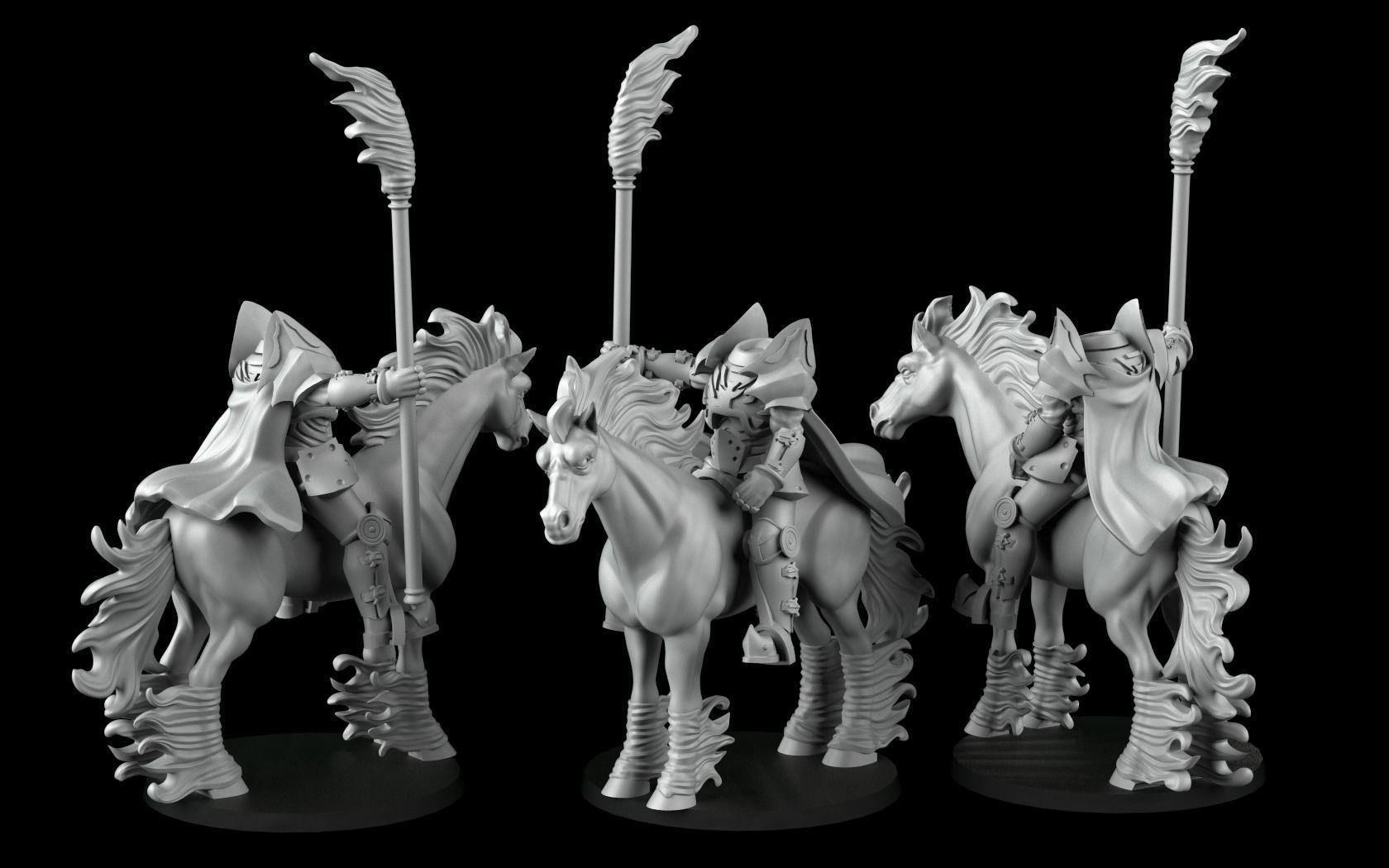 Nightmare Riders 3D print model_2