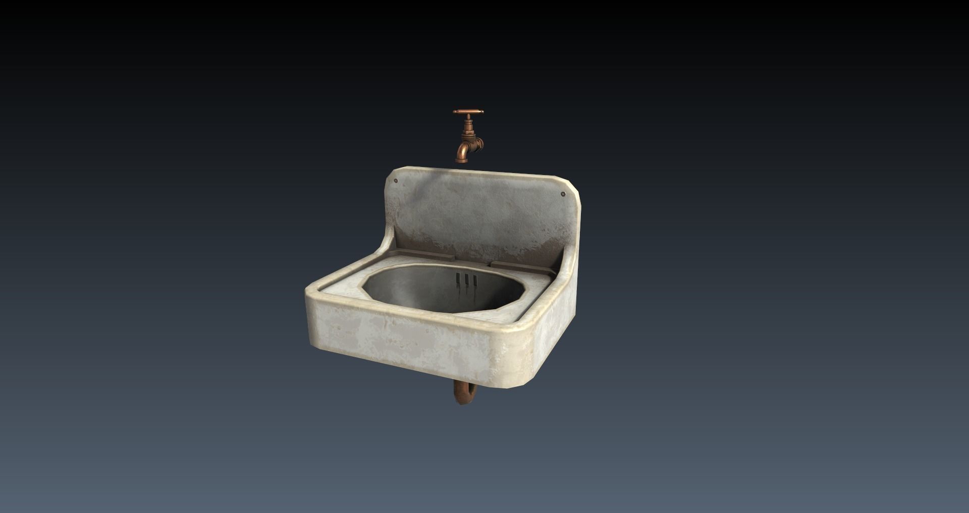 Low-Poly Prison Cell Pack Low-poly 3D model_49