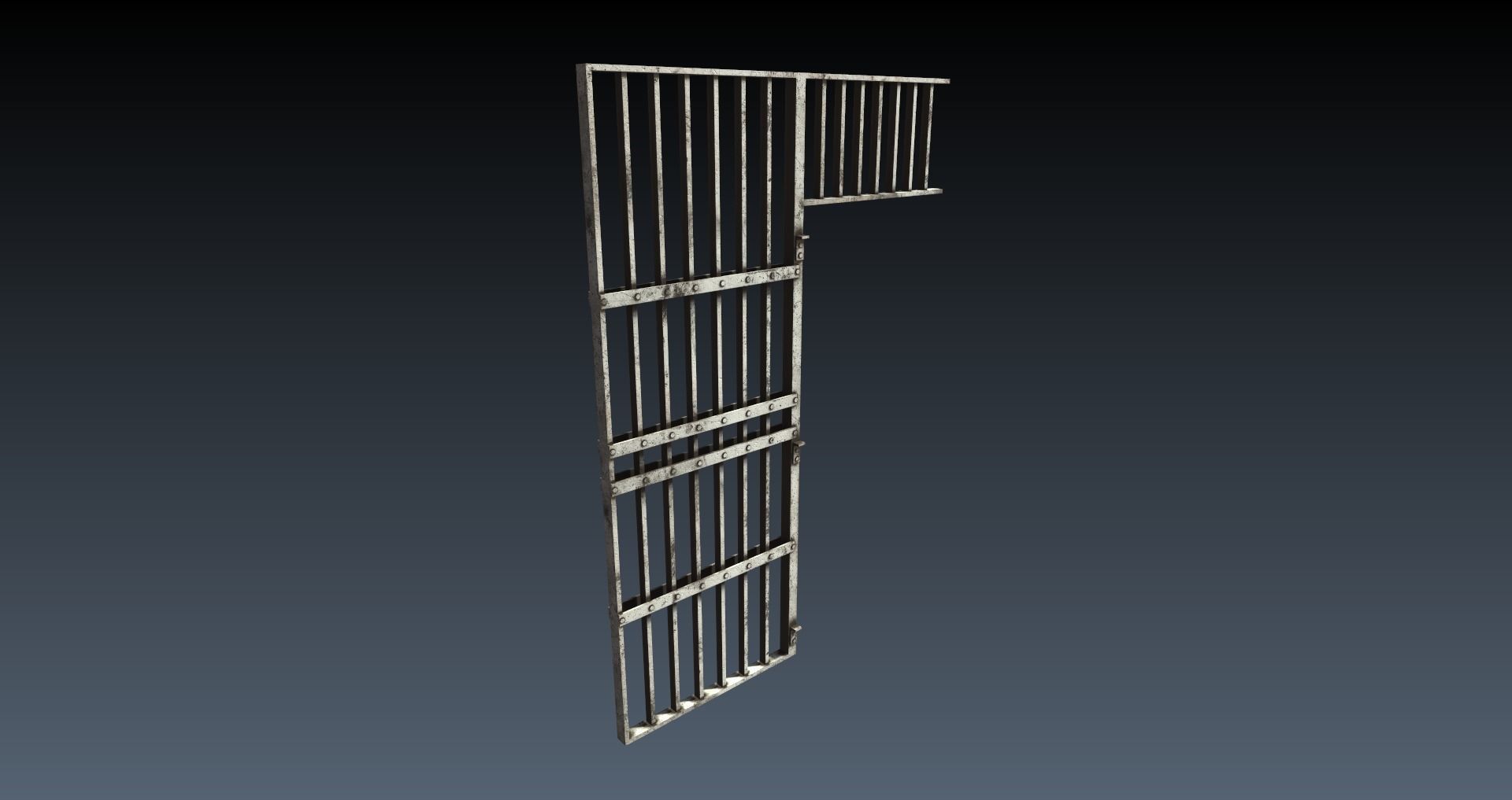 Low-Poly Prison Cell Pack Low-poly 3D model_21