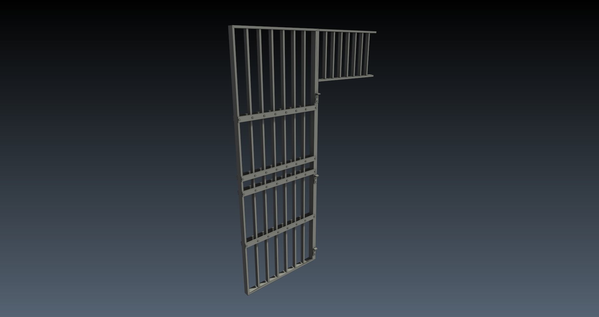 Low-Poly Prison Cell Pack Low-poly 3D model_22