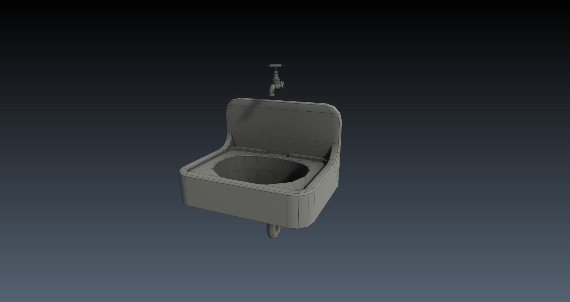 Low-Poly Prison Cell Pack Low-poly 3D model_50